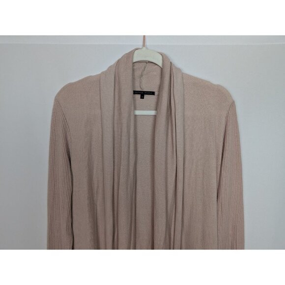Beautiful People sz. S Cardigan Duster Jersey Knit Ribbed Knit Sleeves Sweater - Picture 5 of 13